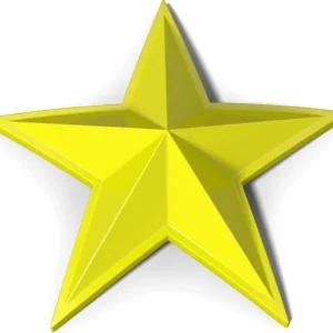 MSA Senterkopp Stjerner 4pk - Beste pris