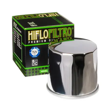 Begrenset antall - HiFlo oljefilter HF138C krom